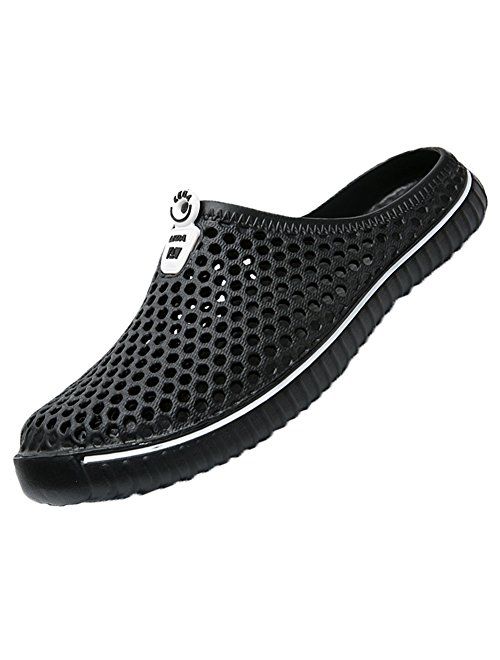 Ryanmay Womens Mens Comfortable Walking Garden Shoes Slippers Quick Drying Sa.