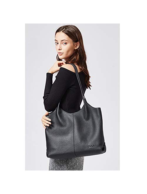 BOSTANTEN Women Handbags Designer Shoulder Tote Bag Soft Genuine Leather Top-handle Purse