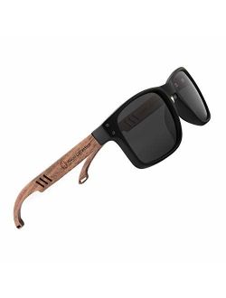 SKADINO Sunglasses For Men With Polarized Lens Handmade Bamboo Sunglasses For Men&Women