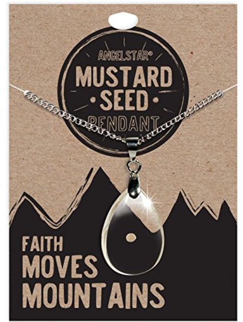 Angelstar 16741 Mustard Seed Pendant, 1 Inch