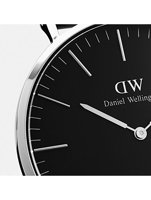 Daniel Wellington Classic Sheffield Silver Watch, 36mm, Leather, for Men and Women
