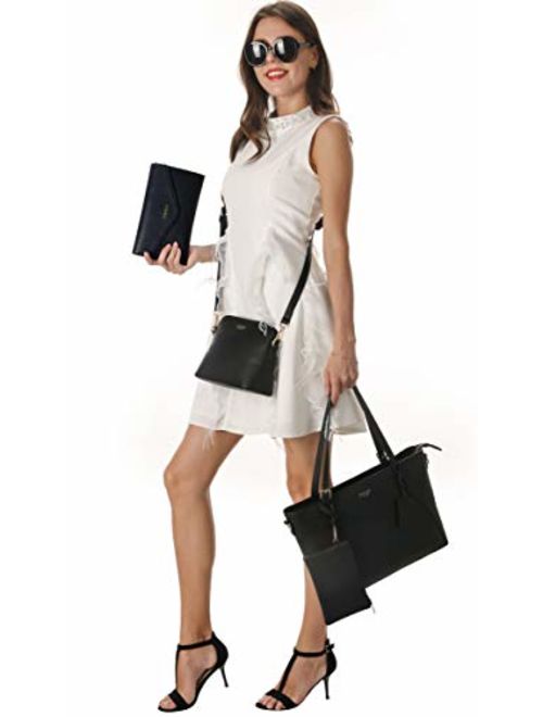 Tote Bag for Women Shoulder Bags Handbags Satchel Hobo 4pcs Purse Set