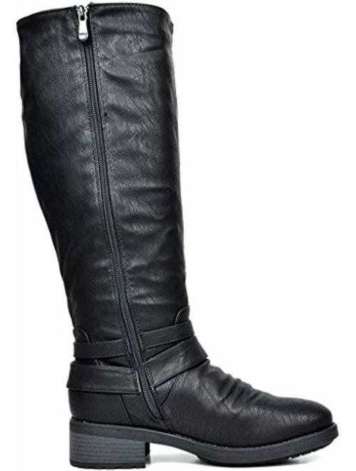DREAM PAIRS Women's Knee High and up Riding Boots