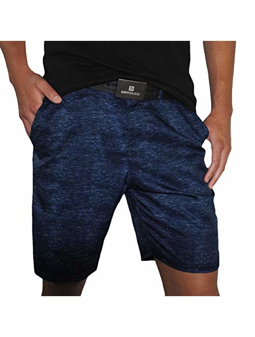 Dry Dudz Mens Boardshorts/Swim Trunks, Mens Athletics Shorts, Mens Golf Shorts or Mens Swim Shorts (Granite)