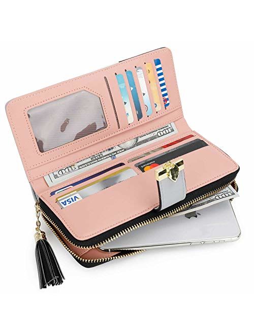 Wallets for Women with Multiple Card Slots and Roomy Compartment