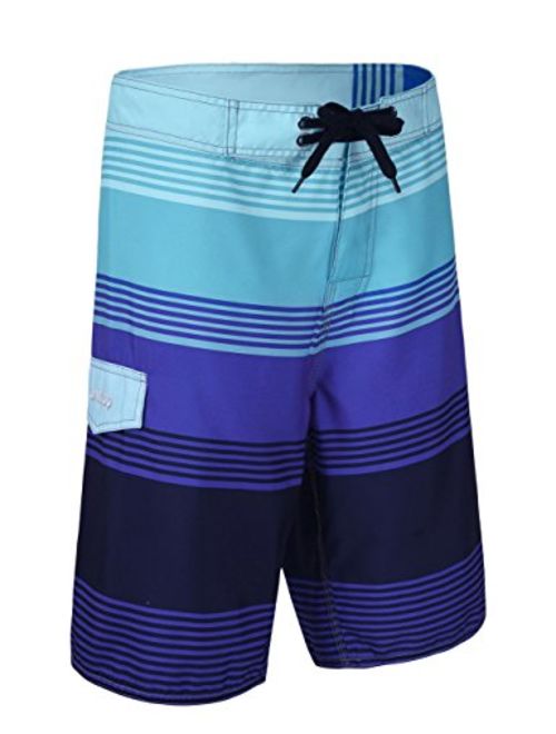 unitop Men's Board Shorts Summer Holiday Surf Trunks Quick Dry