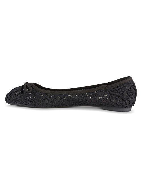 Twisted Sage Womens Flats | Lightweight Flower Crochet Ballet Shoes with Comfort Insole