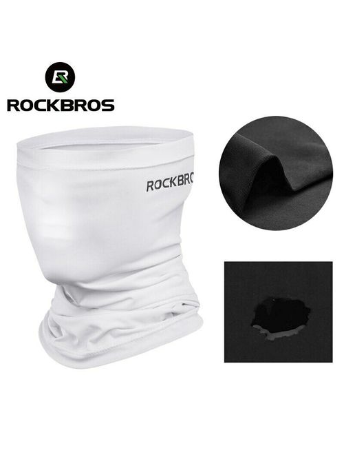 ROCKBROS Cycing Half Face Mask Ice Silk Sunscreen Absorb Sweat Mask Breathable
