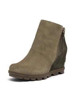 Full Grain Leather Joan of Arctic High Heel Wedge Boots