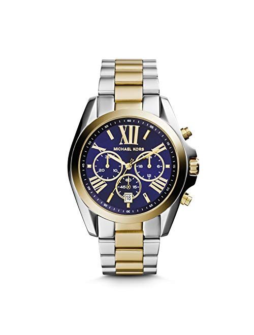 Michael Kors Women's MK5605 43MM Bradshaw Chronograph Watch