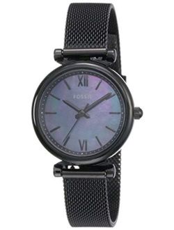 Women Mini Carlie Stainless Steel and Mesh Casual Quartz Watch