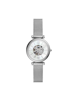 Women Mini Carlie Stainless Steel and Mesh Casual Quartz Watch