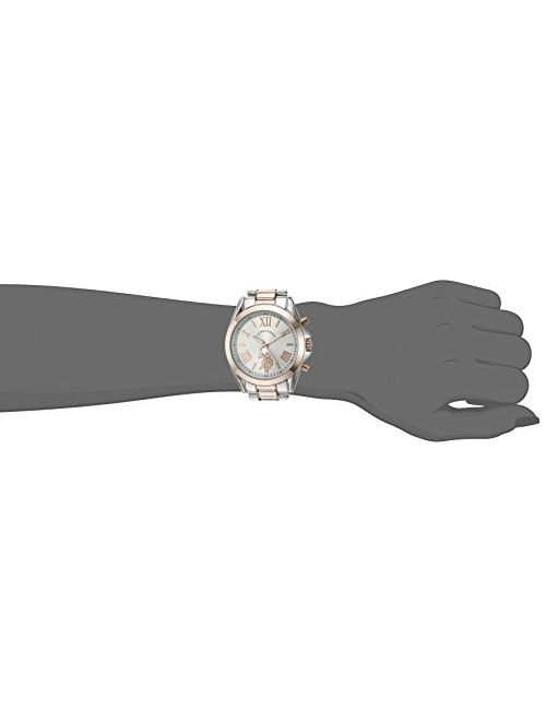 U.S. Polo Assn. Women's Quartz Metal and Alloy Casual Watch, Color:Two Tone (Model: USC40118)