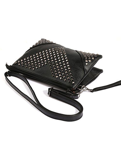 CrossBody Shoulder Bag Day Clutch Purse for Women Leather Wristlet Handbag