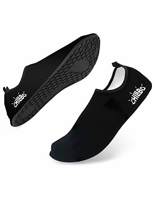 Chillbo Water Shoes - Beach Shoes for Men and Womens Water Shoes 7 Vibrant Styles Swimming Shoes & Water Shoes for Women for Beach Swim Yoga Exercise