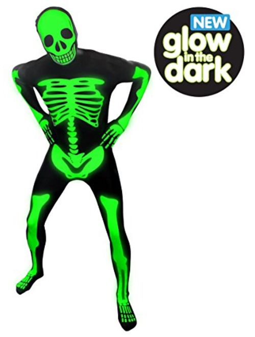 Morphsuits Adults Glow In The Dark Skeleton, The Original And Best Halloween Costume Ever