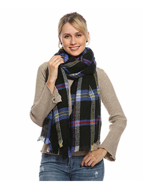 Oversized Long Blanket Scarf, Wrap and Shawl, Cashmere FeeL Pashmina, Cozy Warm for Winter Fall