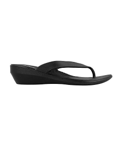 OKABASHI Womens Lakeside Thong Flip Flop Sandals