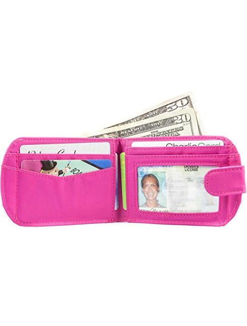 Big Skinny Women's Taxicat Bi-Fold Slim Wallet, Holds Up to 25 Cards