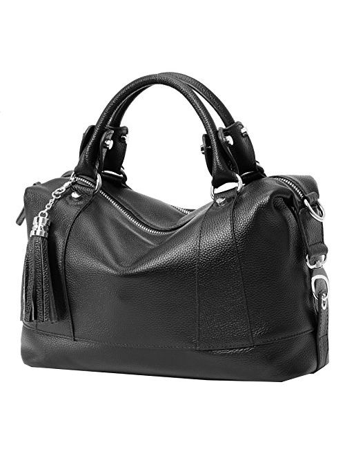 Heshe Vintage Women’s Leather Handbags Shoulder Bags Totes Purses Ladies Designer Cross Body Bag