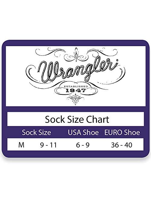 Wrangler Women's Ladies Western Boot Socks 3 Pair Pack