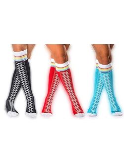 Crazy Socks for Women Knee High Socks | Long Socks for Women | Funny Socks Women Over the Knee High Socks Tall