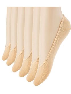 Women's No Show Liner Socks 6 Pairs Thin Low Cut Casual Socks Non Slip