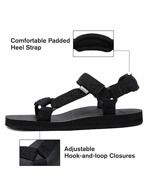 EQUICK Womens Arch Support Athletic Sandal Yoga Mat Insole Beach Shoes Outdoor Sports and Indoor