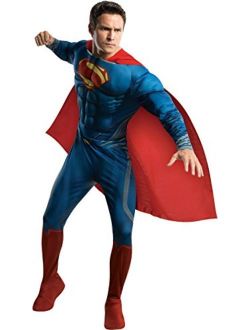 Costume Man Of Steel Deluxe Adult Muscle Chest Superman Costume