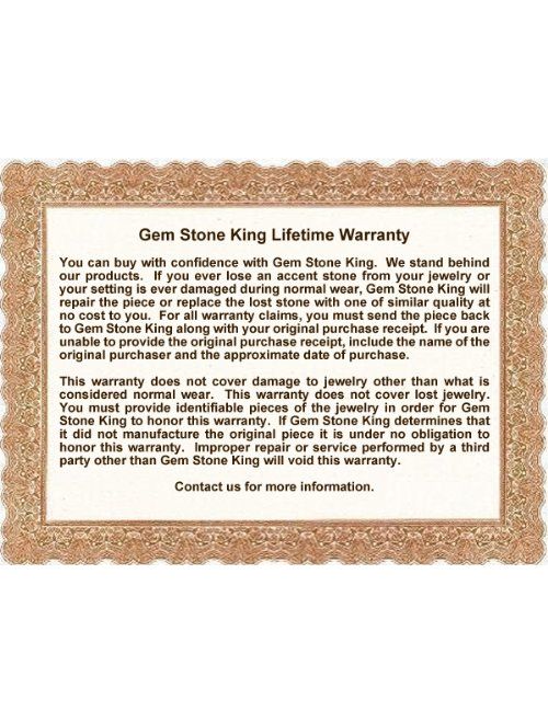 Gem Stone King 1.25 Inch Stunning Stainless Steel Hoop Earrings (30mm Diameter)