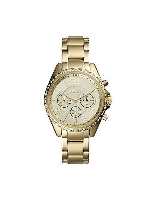 Fossil Women's Modern Courier Stainless Steel Chronograph Dress Quartz Watch
