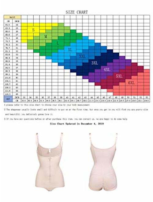 MASS21 Womens Sexy Shapewear Butt Lifter Body Shaper Tummy Control Bodysuit Postpartum Faja Plus Size