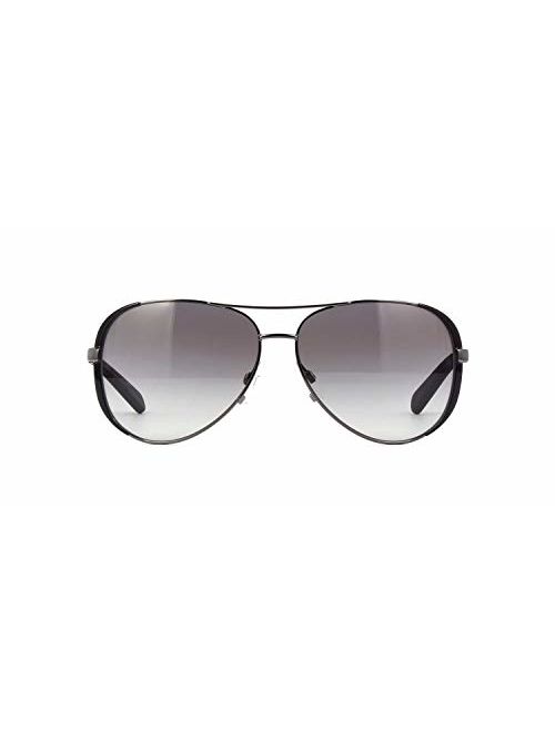 Michael Kors Women's MK5004 Gunmetal/Black/Grey Gradient Sunglasses, 59MM