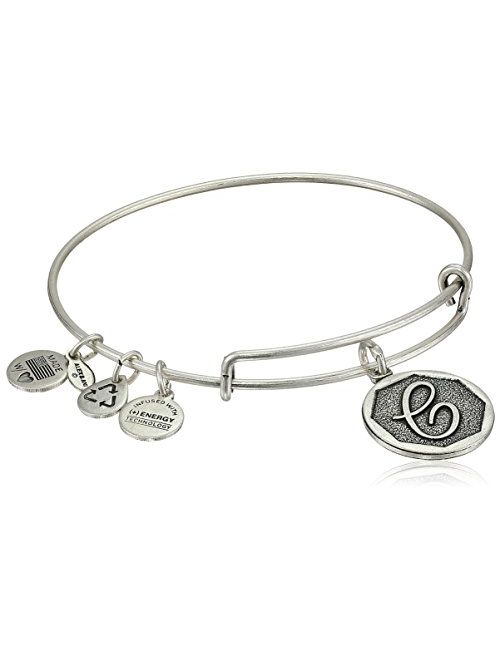 Alex and Ani Initial Expandable Wire Bangle Bracelet, 2.5