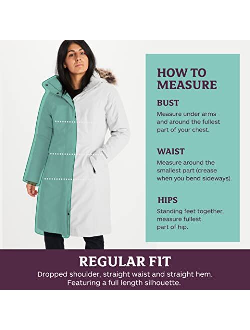 Marmot Women's Chelsea Waterproof Down Rain Coat, Fill Power 700