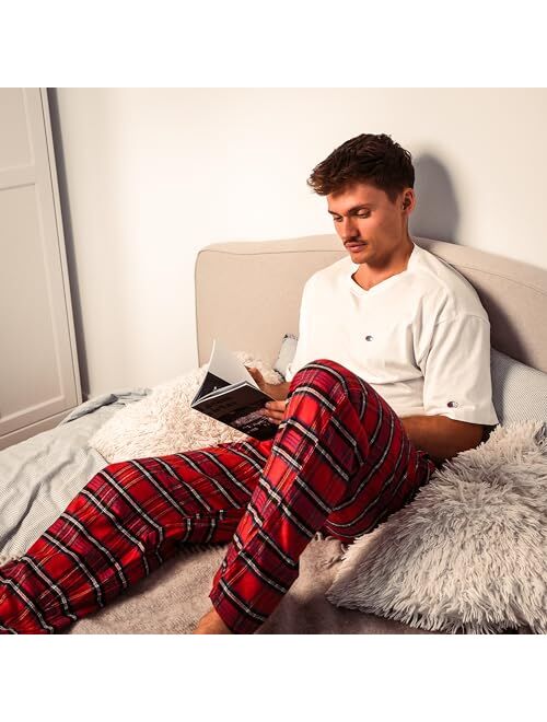 NORTY Mens Flannel Pajama Pants - Comfortable Cotton Bottoms Sleep or Loungewear