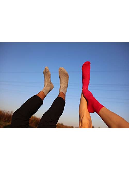 6,9 or 12 pairs of Multicolored COTTON Socks, Casual Style, produced in Europe