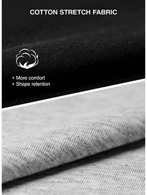 DAVID ARCHY Men's Combed Cotton Soft Sleepwear Long Sleeve Top and Bottom Pajama Set Short Sleeve Set