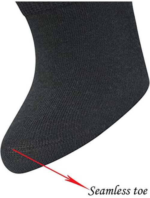 Yomandamor Womens 5 Pairs Bamboo Toe Topper Liner Socks Half Socks with Seamless Toe