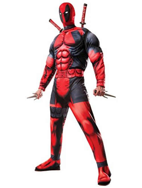 Rubie's Men's Universe Classic Muscle Chest Deadpool Costume