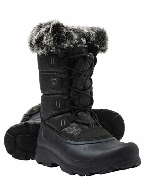 ArcticShield Women's Polar Waterproof Insulated Durable Cold Rated Winter Snow Boots