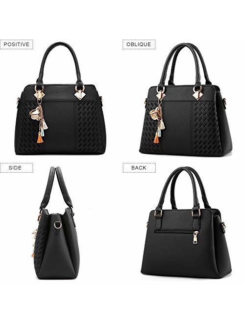 BW Womens Purses and Handbags Ladies Designer Satchel Tote Bag Shoulder Bags