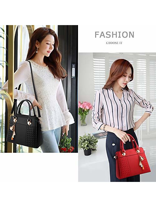 BW Womens Purses and Handbags Ladies Designer Satchel Tote Bag Shoulder Bags