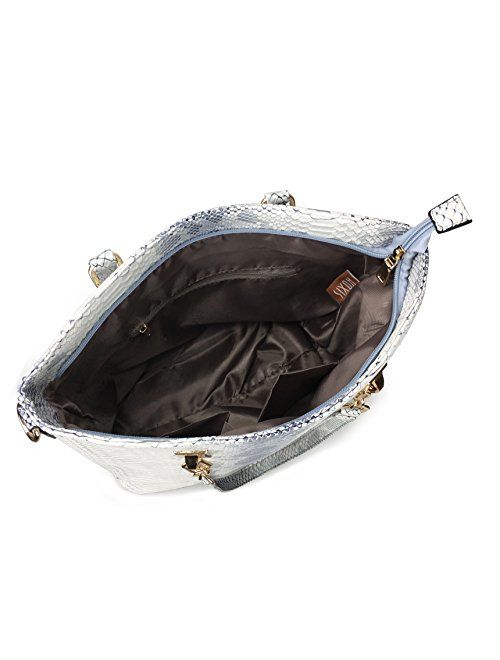 Hoxis Pack of 7 Bags Women Multi-purpose Classic Design Patent Purse Leather Leatherette Shoulder Handbag