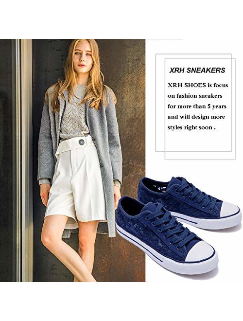 Women's Fashion Lace Mesh Sneakers Canvas Casual Shoes
