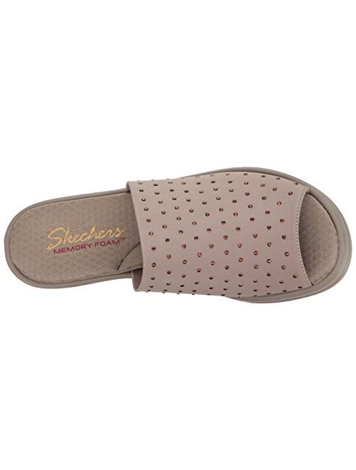 Skechers Cali Women's Rumblers Silky Smooth Wedge Sandal