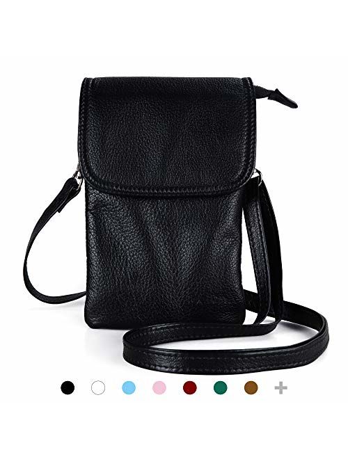 Buy befen Cell Phone Crossbody Wallet Purse, Women Small Leather ...