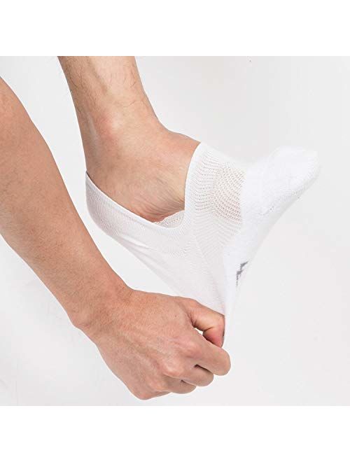 Pro Mountain No Show Socks - Athletic Cushion Cotton Sport Footies For Women Men