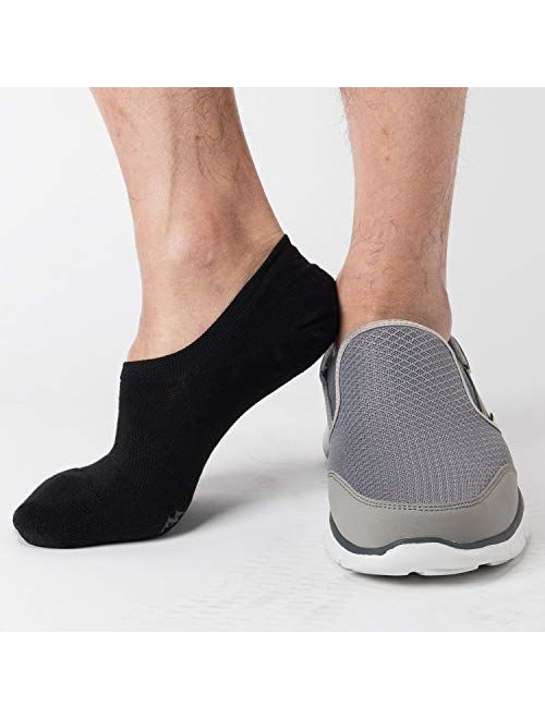 Pro Mountain No Show Socks - Athletic Cushion Cotton Sport Footies For Women Men