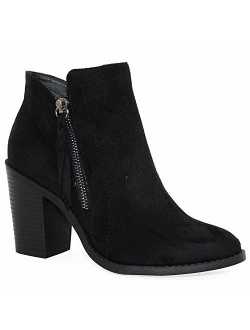 TRENDSUP Collection Women's Fashion Suede Booties